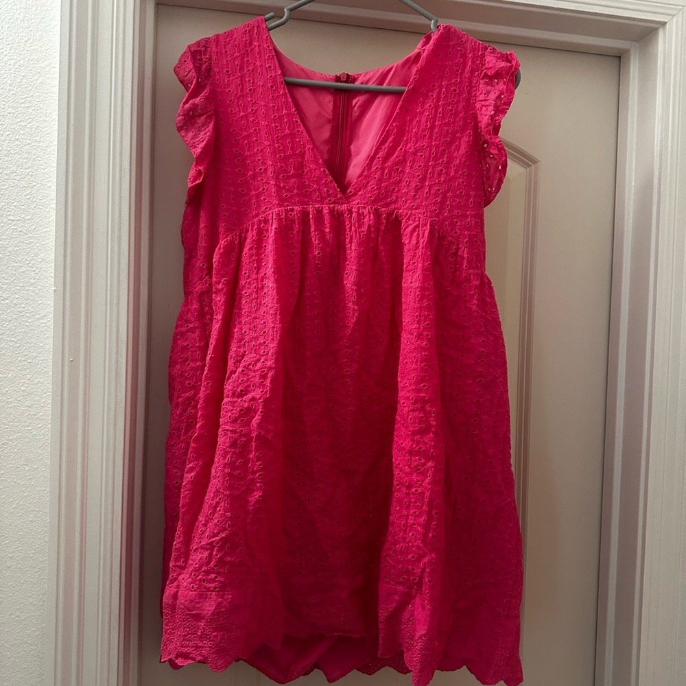 Pink Dress with built in shorts